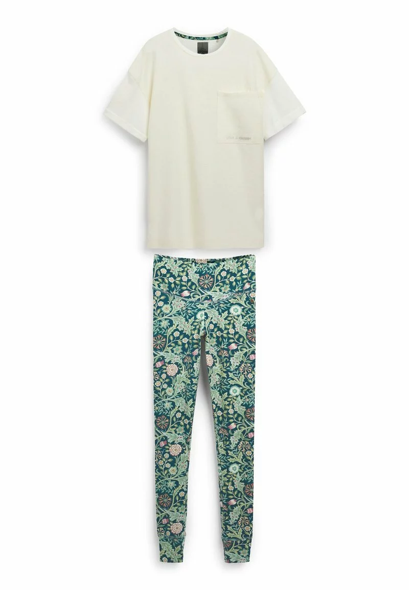 Next Damen MORRIS & CO. SET - Nachtwäsche Set - Green Floral 5 Next Damen MORRIS & CO. SET - Nachtwäsche Set - Green Floral – Bild 5