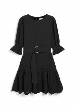 Next Damen PUFF PINTUCK - Freizeitkleid - Black