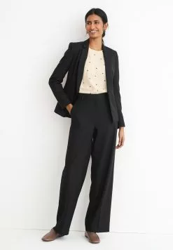 Next Damen Stoffhose - Black