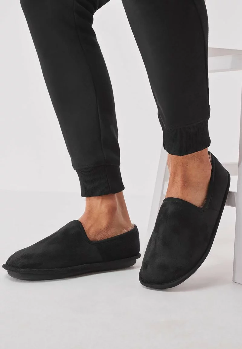 Next Herren Slipper - Black 1 Next Herren Slipper - Black