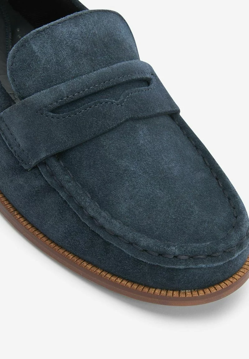 Next Damen MOCCASIN - Slipper - Navy Blue Suede 4 Next Damen MOCCASIN - Slipper - Navy Blue Suede – Bild 4