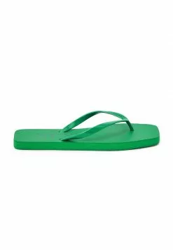 Next Damen SQUARE TOE FLIP FLOPS - Bade-Zehentrenner - Green