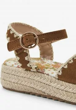 Next Kinder Riemensandalette - Tan Brown Leather Embroidered -Next Großes Kaufhaus f413f8fe2b8a43b6bc745a9a0c8c74f0