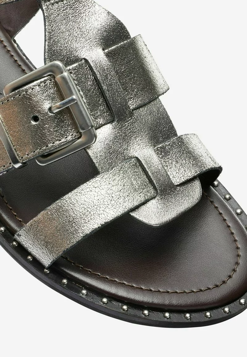 Next GLADIATOR - Riemensandalette - Silvercoloured | Damen 4 Next GLADIATOR - Riemensandalette - Silvercoloured | Damen – Bild 4