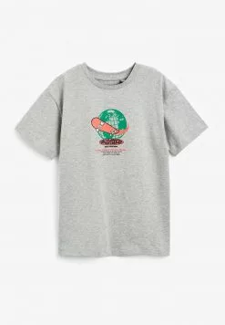 Next Kinder T-Shirt Print - Grey