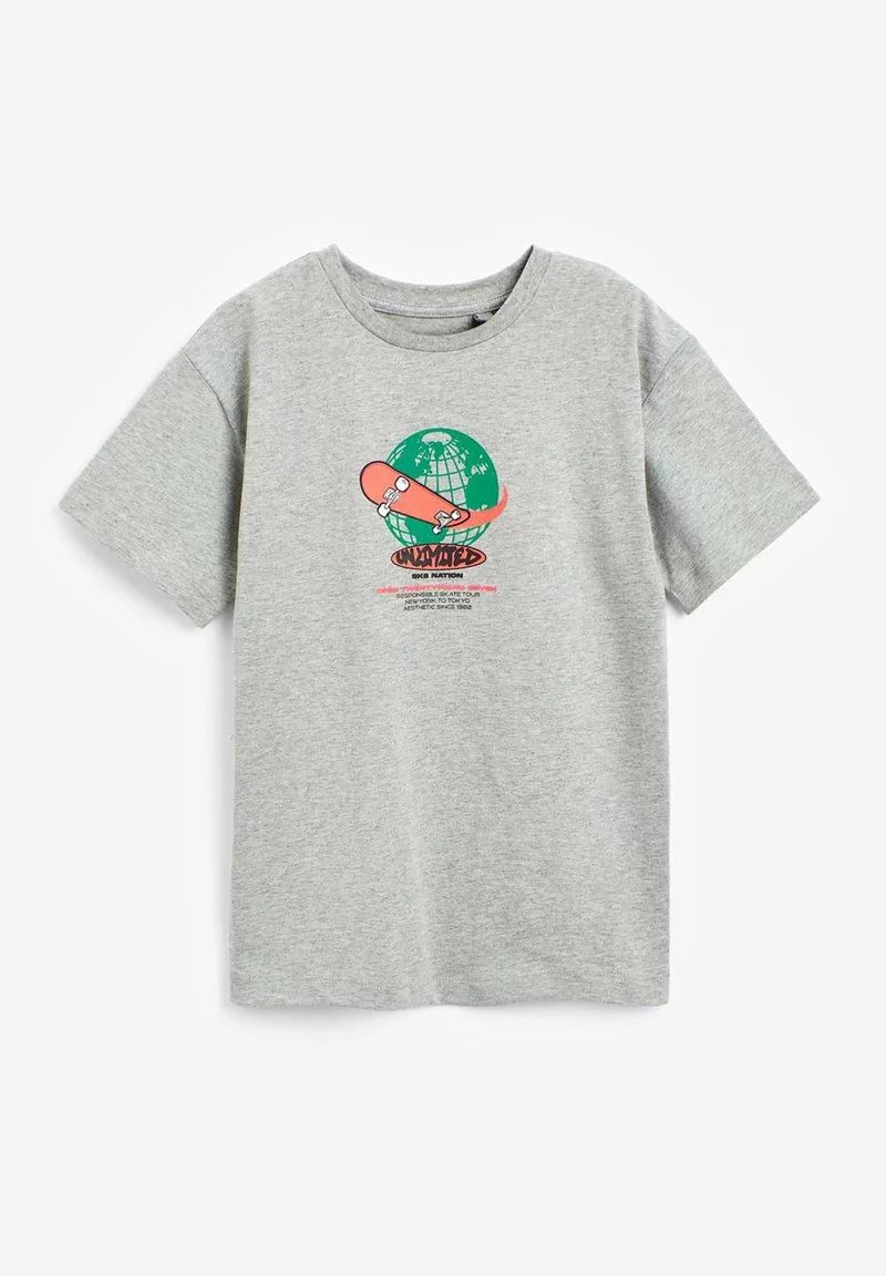 Next Kinder T-Shirt Print - Grey 1 Next Kinder T-Shirt Print - Grey