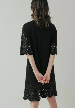 Next Damen PRINT CUT-OUT LONG SLEEVE - Freizeitkleid - Black 7 Next Damen PRINT CUT-OUT LONG SLEEVE - Freizeitkleid - Black -Next Großes Kaufhaus f4ebd1f58494465f967799280e13758c