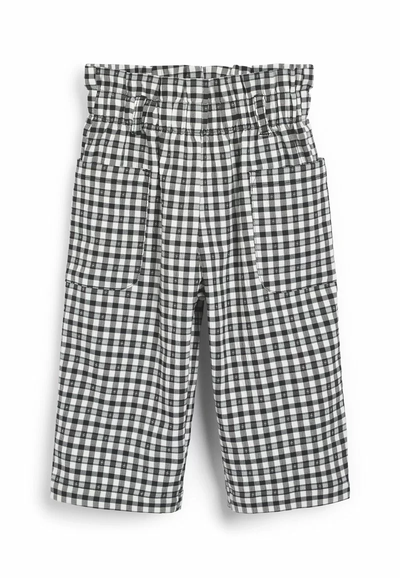 Next Kinder PULL ON - Stoffhose - Monochrome Gingham 1 Next Kinder PULL ON - Stoffhose - Monochrome Gingham