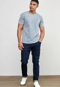 Next REGULAR FIT STAG - T-Shirt Basic - Grey Denim | Herren -Next Großes Kaufhaus f5411138fa884ded81e0752cb4b8ed2f