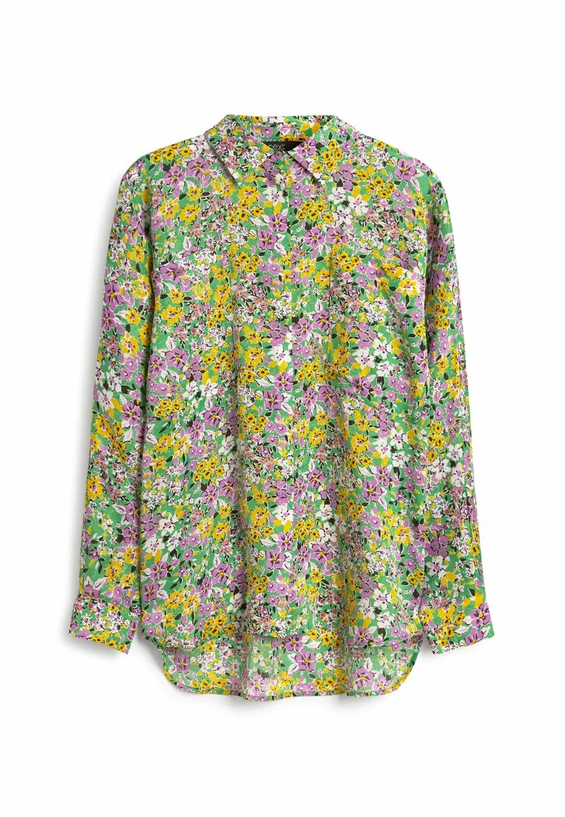 Next Damen JACQUARD - Hemdbluse - Green 5 Next Damen JACQUARD - Hemdbluse - Green – Bild 5