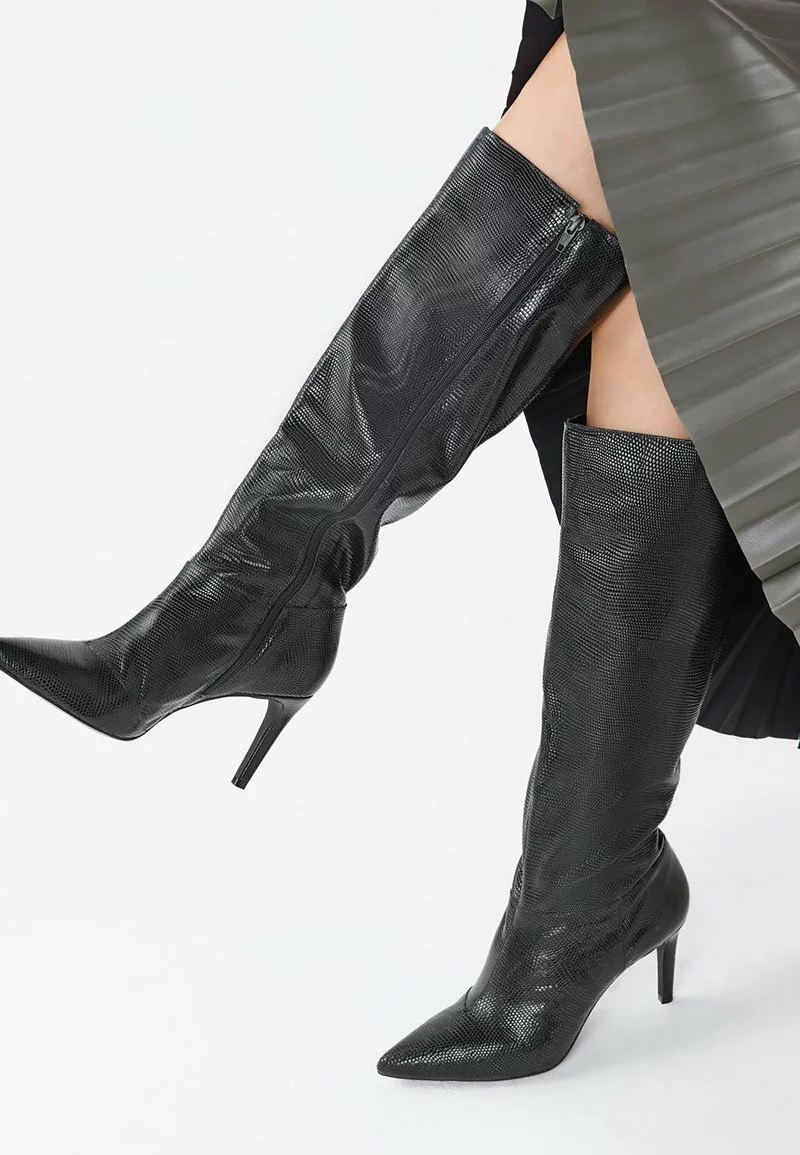 Next Damen SIGNATURE POINTED KNEE HIGH - Stiefel - Black 1 Next Damen SIGNATURE POINTED KNEE HIGH - Stiefel - Black