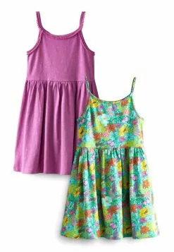 Next 2 PACK - Freizeitkleid - Tropical Print & Purple | Kinder