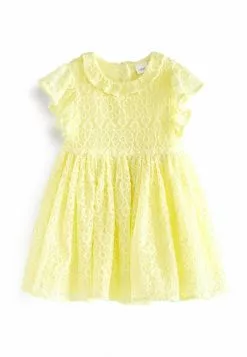 Next SHORT SLEEVE - Cocktailkleid/festliches Kleid - Yellow | Kinder -Next Großes Kaufhaus f725f8ecf27e421b91c524812a394be5