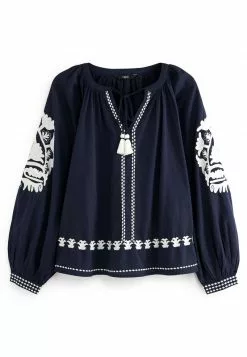 Next Damen TASSEL NECK DETAIL KAFTAN - Bluse - Navy Blue 11 Next Damen TASSEL NECK DETAIL KAFTAN - Bluse - Navy Blue -Next Großes Kaufhaus f78f40314f6c4c12b060cdbdc4b78122
