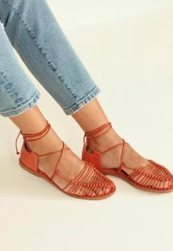 Next Damen Riemensandalette - Orange
