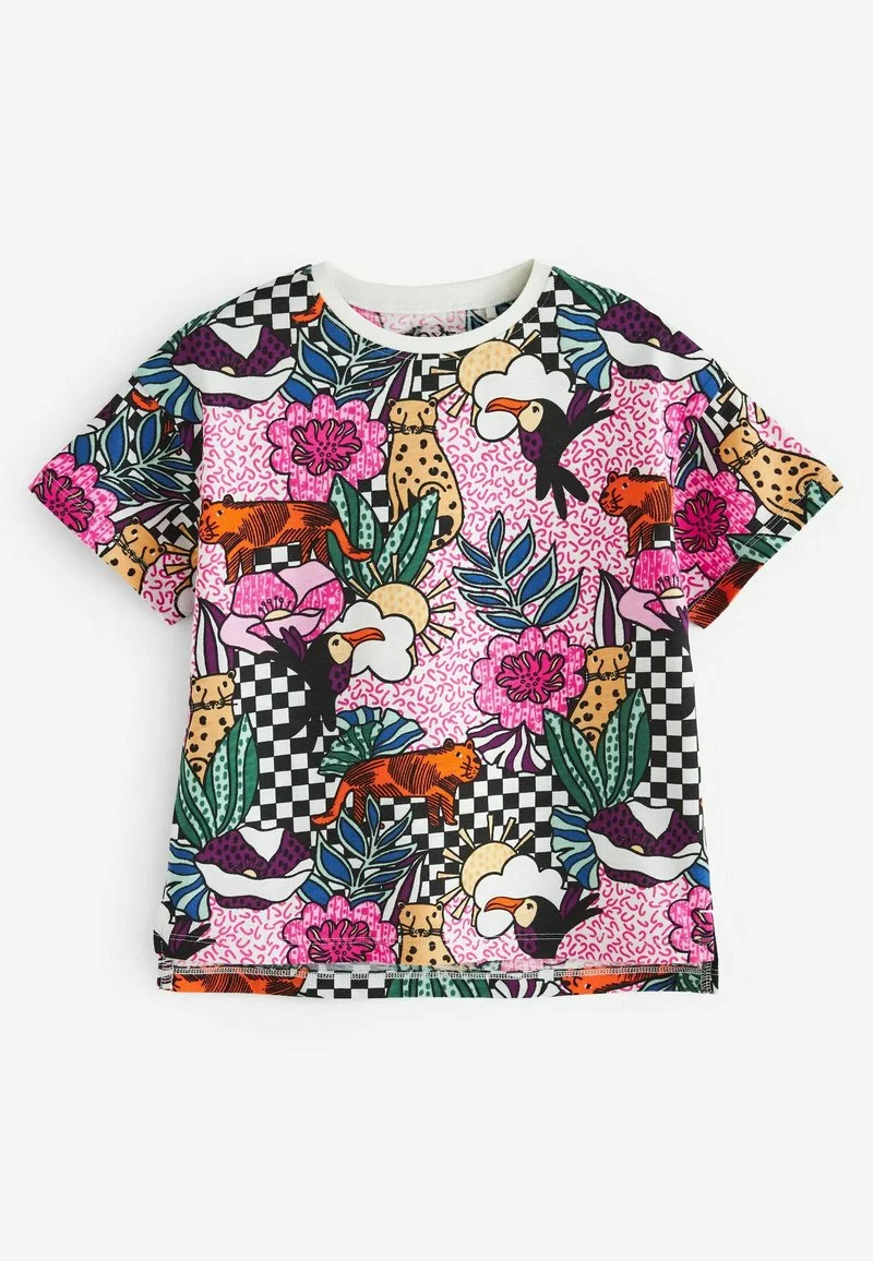 Next Kinder 3 PACK - T-Shirt Print - Pink /black 4 Next Kinder 3 PACK - T-Shirt Print - Pink /black – Bild 4