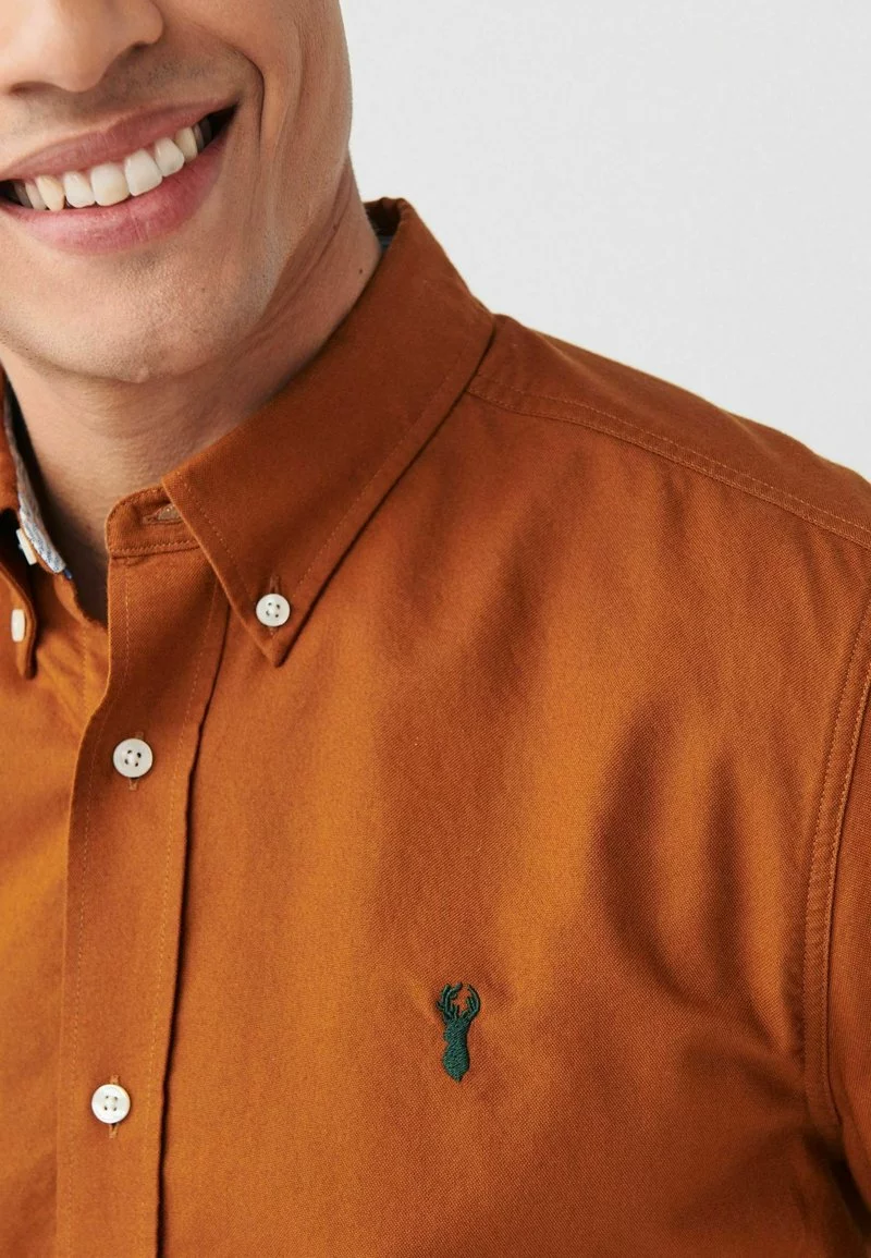Next Herren LONG SLEEVE - Hemd - Orange 4 Next Herren LONG SLEEVE - Hemd - Orange – Bild 4