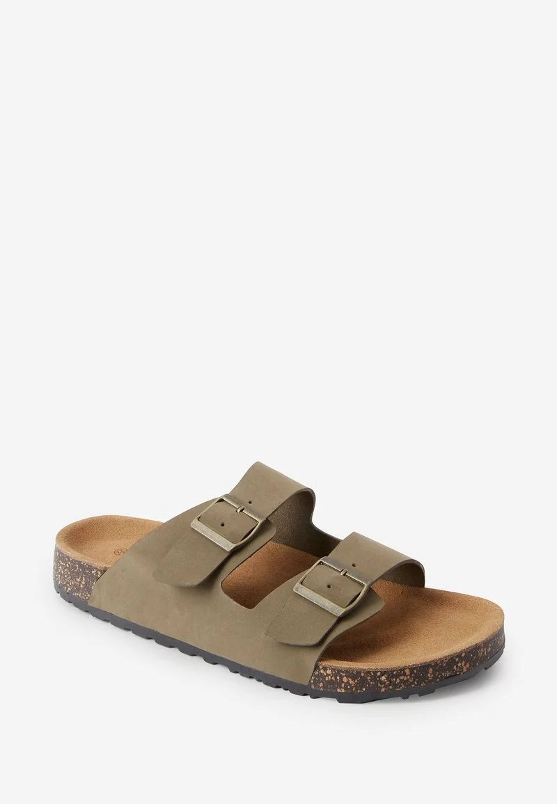Next Herren BROWN TWO BUCKLE SANDAL - Hausschuh - Taupe 4 Next Herren BROWN TWO BUCKLE SANDAL - Hausschuh - Taupe – Bild 4