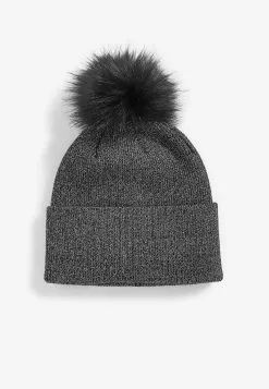 Next Damen SPARKLE METALLISED POM - Mütze - Black -Next Großes Kaufhaus f88c537454b84bf9af55a2c904d2c0d9