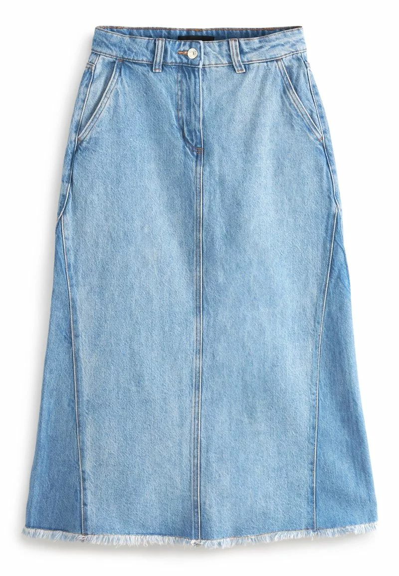 Next Damen A-Linien-Rock - Mid Blue Patchwork 5 Next Damen A-Linien-Rock - Mid Blue Patchwork – Bild 5