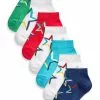 Next 7 PACK RICH TRAINER - Socken - White Blue Red Star | Kinder