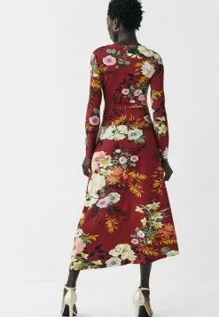 Next GATHERED LONG SLEEVE - Freizeitkleid - Red | Damen -Next Großes Kaufhaus f9d55c45871148c594e92fecc7508ef7