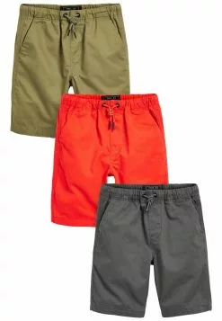 Next Kinder 3 PACK PULL-ON - Shorts - Orange Black