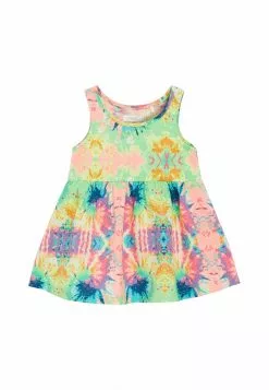 Next Kinder MULTI STRIPE - Jerseykleid - Yellow