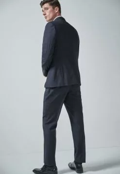 Next Herren NAVY/BLACK TAILORED FIT CHECK SUIT: JACKET - Anzugsakko - Blue -Next Großes Kaufhaus fad5f3ec0e594b25959f2f9900b1cded