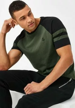 Next Herren 3 PACK - Langarmshirt - Khaki