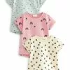 Next Kinder T-Shirt Print - Mint Green Pink And Cream