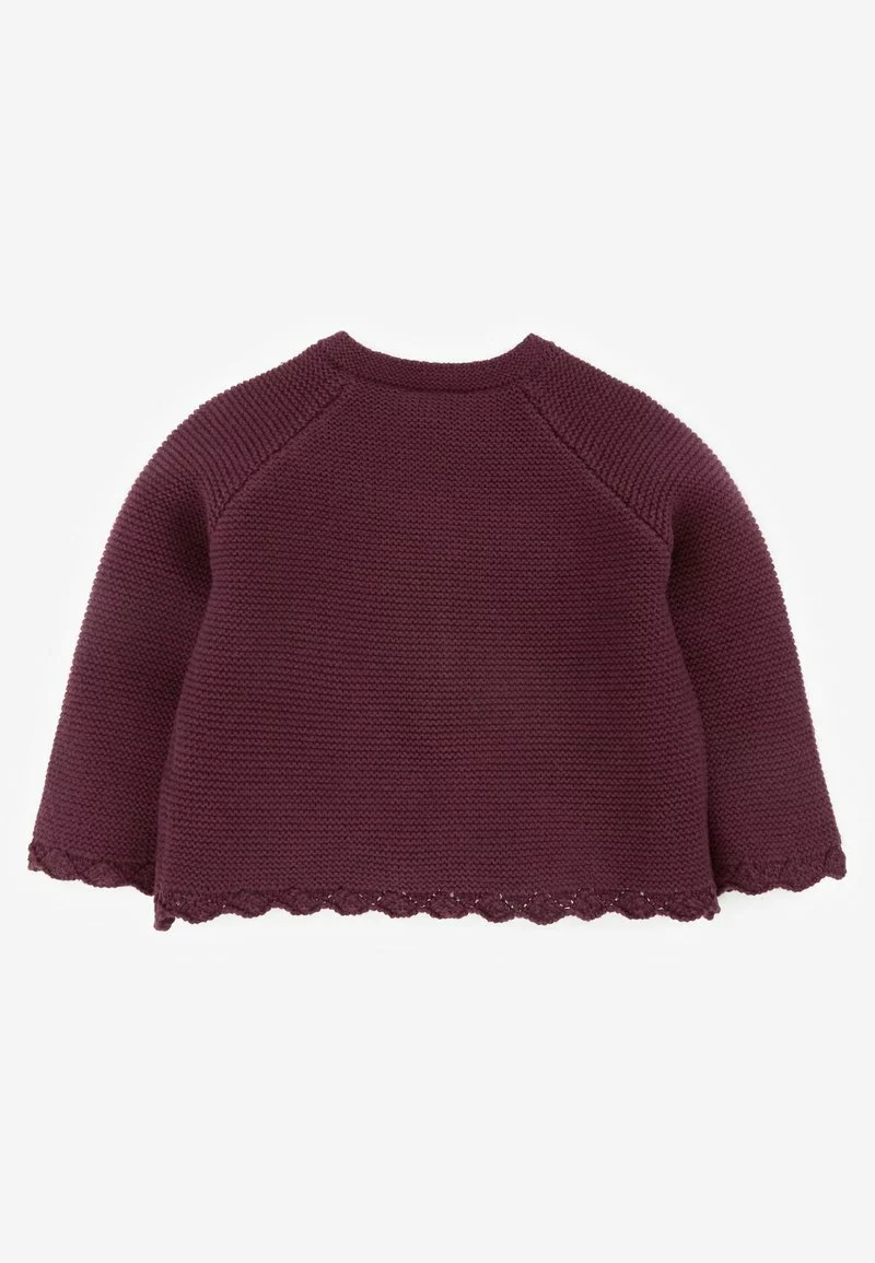 Next Kinder FLORAL EMBROIDERED - Strickjacke - Purple 2 Next Kinder FLORAL EMBROIDERED - Strickjacke - Purple – Bild 2