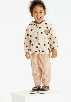 Next Kinder SOFT TOUCH - Kapuzenpullover - Cream Teddy Bear Spot