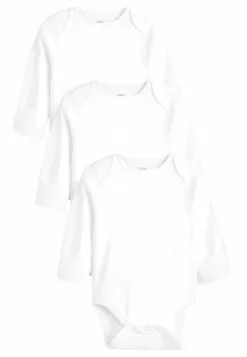 Next Unisex 3 PACK LONG SLEEVE - Body - White