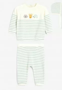 Next Unisex SET - Stoffhose - White