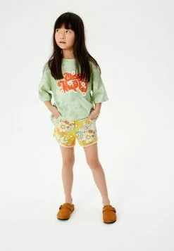 Next Kinder TIE DYE HAPPY DAISY GRAPHIC SHORT SLEEVE - T-Shirt Print - Green
