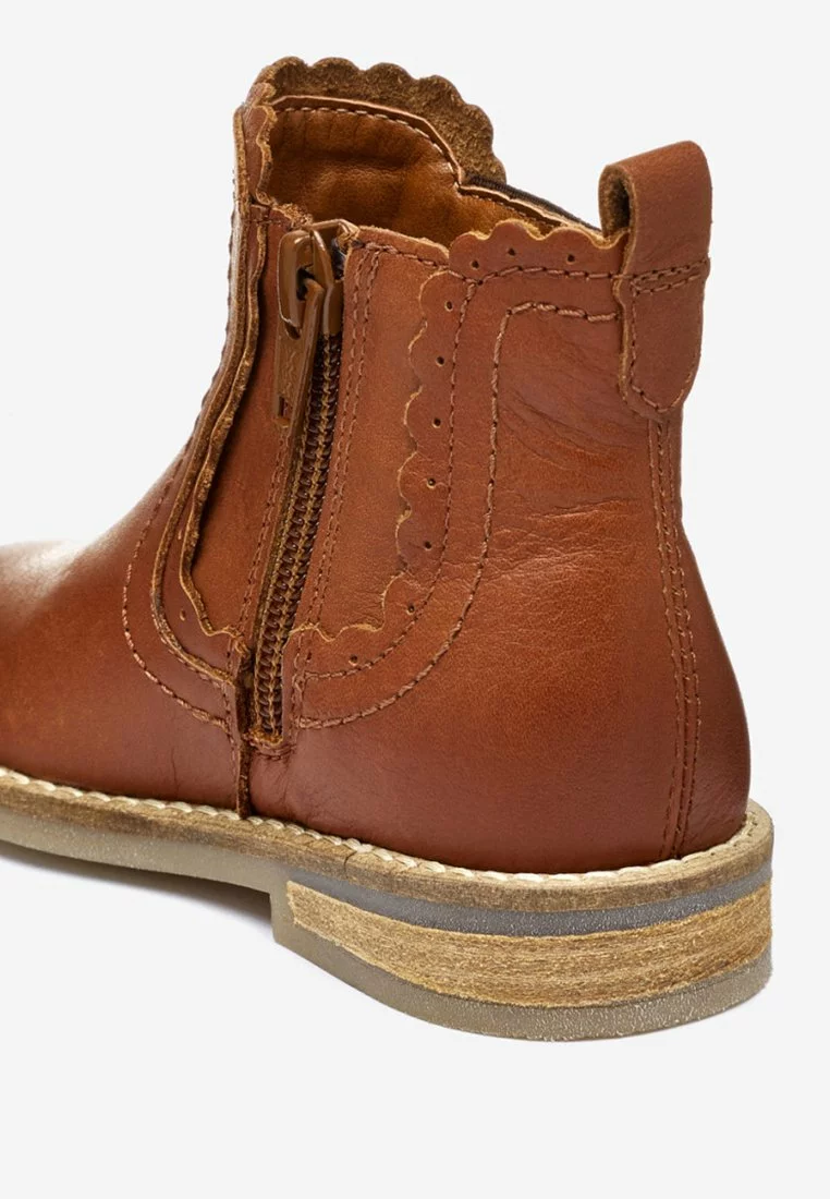 Next Kinder CHELSEA SCALLOP - Stiefelette - Brown 4 Next Kinder CHELSEA SCALLOP - Stiefelette - Brown – Bild 4