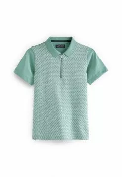 Next Kinder TEXTURED SHORT SLEEVE - Poloshirt - Mint Green