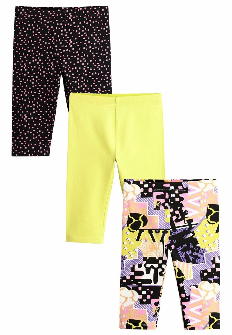 Next Kinder 3 PACK - Leggings - Hosen - Purple Lime Green 1 Next Kinder 3 PACK - Leggings - Hosen - Purple Lime Green