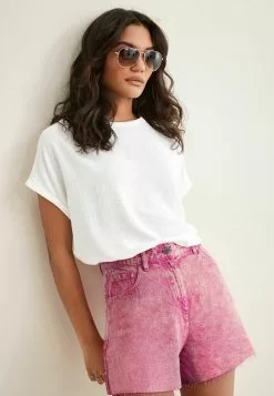 Next Damen SHORT SLEEVE WOVEN MIX BOXY - Bluse - White -Next Großes Kaufhaus fcbc7cce706745239cb59536d192ff54