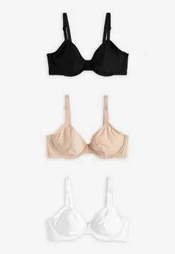 Next Damen 3PACK - Bügel BH - Black