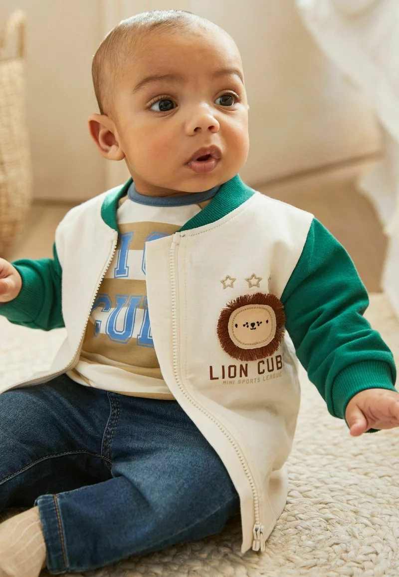 Next Kinder VARSITY - Bomberjacke - Cream 1 Next Kinder VARSITY - Bomberjacke - Cream