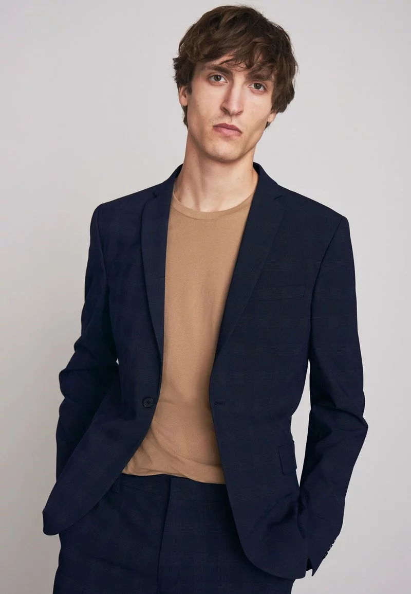 Next Herren Sakko - Mottled Light Blue 1 Next Herren Sakko - Mottled Light Blue