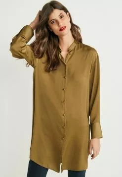 Next GRANDAD - Hemdbluse - Khaki Green | Damen