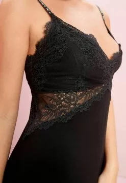 Next Damen SLIP - Nachthemd - Black -Next Großes Kaufhaus fe7950a21acb4f34ba022c898225b862