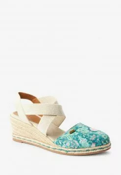 Next Damen FOREVER COMFORT - Keilsandalette - Morris & Co. Print -Next Großes Kaufhaus fecbac4a7310446293bdb04dc7bb20ab