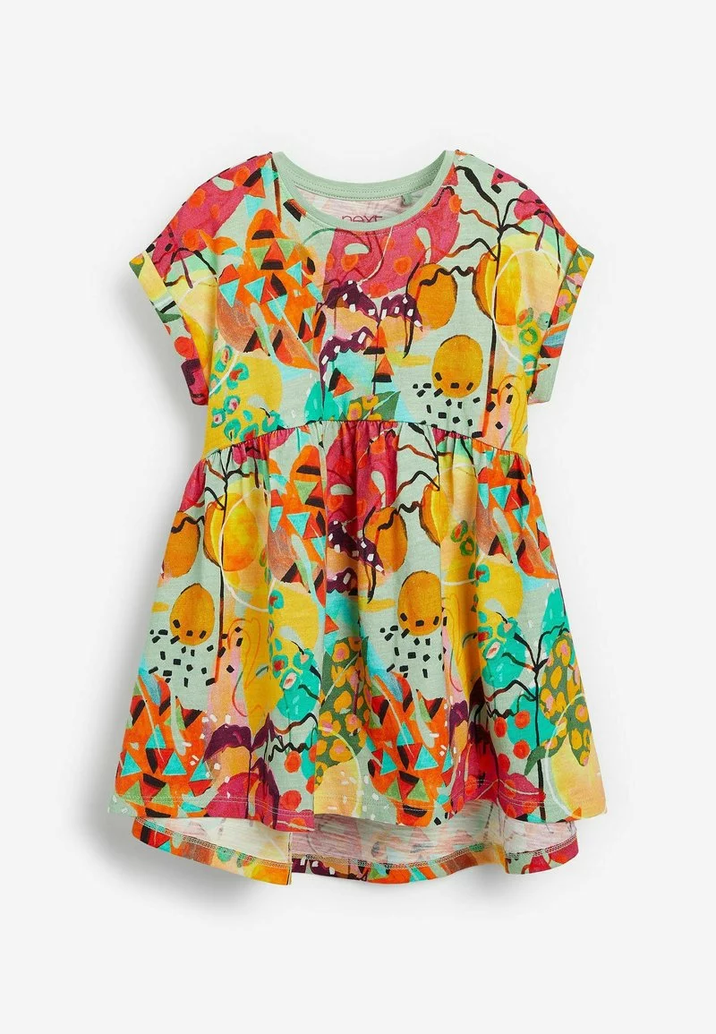 Next Kinder Jerseykleid - Green 1 Next Kinder Jerseykleid - Green