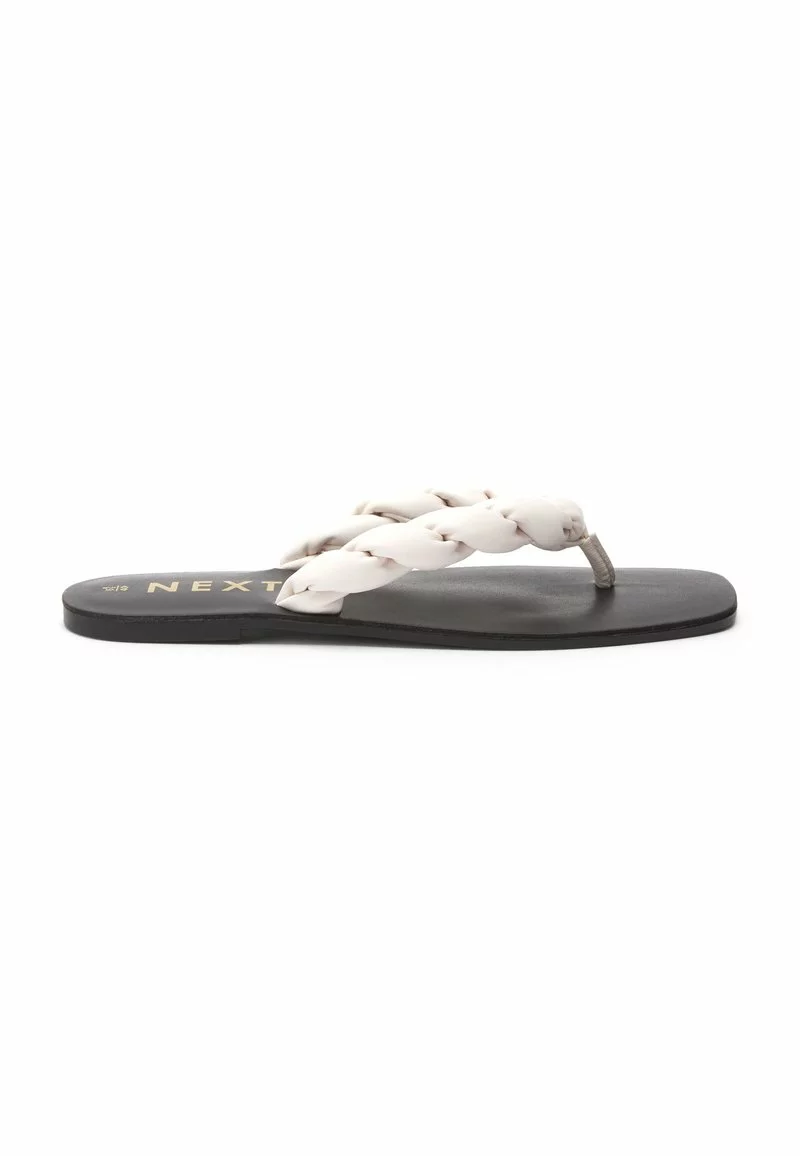 Next Damen TOE POST TWIST - Zehentrenner - Cream 1 Next Damen TOE POST TWIST - Zehentrenner - Cream
