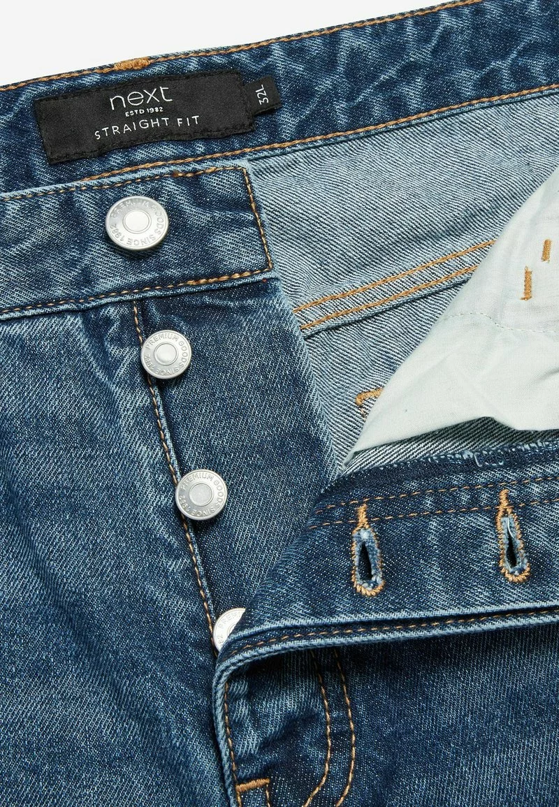 Next BELTED WITH STRETCH - Jeans Straight Leg - Blue-black Denim | Herren 8 Next BELTED WITH STRETCH - Jeans Straight Leg - Blue-black Denim | Herren – Bild 8